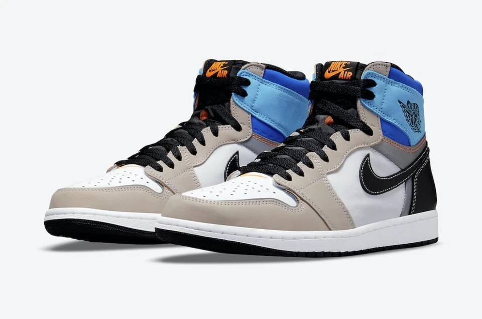 Jordan 1 Retro High OG "Prototype" White/Total Orange-Multi (DC6515 100) Size 11 - Image 1 of 1