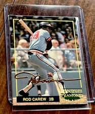 Rod Carew 1993 Spectrum Diamond Club Gold Promo Card # 6 Of 10, Twins MLB HOF’er