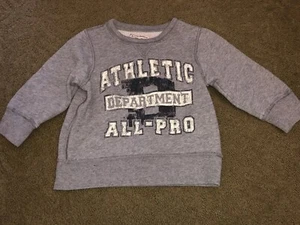 The Children's Place Boys crew neck sweatshirt Size 24 months Gray long sleeve - Picture 1 of 5