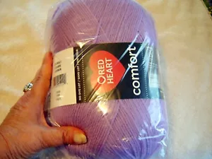 FREE SHIPPING 1 Huge Ball of Red Heart Comfort Yarn in Lavender 1 Pound 4 Weight - Picture 1 of 3