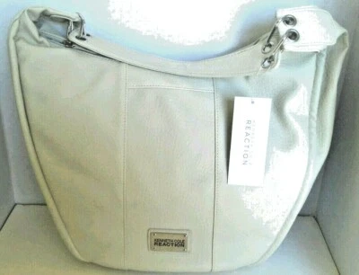 Gift NWT Kenneth Cole Ivory Hobo Tote Handbag  Purse Reaction NEW - Image 1 of 4