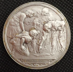 POLITECNICO DI MILANO MEDAGLIA MILITIA EST DOCERE - GRAMMI 53,08 - Imagen 1 de 2