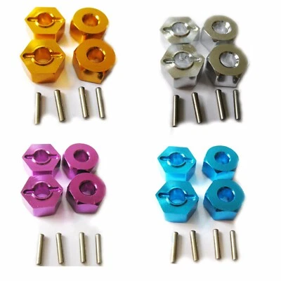 Alloy metal 8mm to 12mm Hex Hub Adapter For 1/18 Wltoys A959 A969 A979 K929 Car - Image 1 of 4