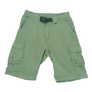 Boys Scouts Of America Cargo Shorts Adult Small 28x10" Relaxed Green Uniform - Picture 1 of 13
