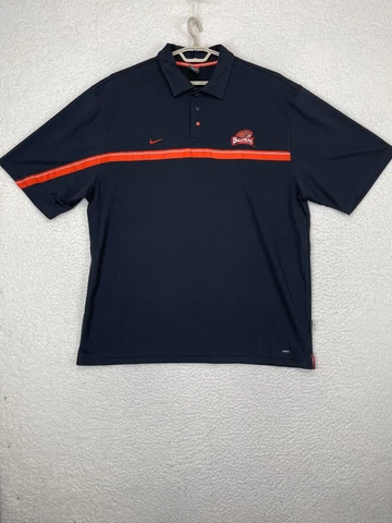 Nike Team Shirt Men's Dri-Fit Beavers Oregon State Short Sleeve Polo Black XXL Cover