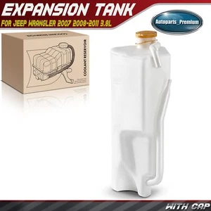 Engine Coolant Reservoir Tank w/ Cap for Jeep Wrangler 2007-2011 3.8L 55056542AD - Picture 1 of 9