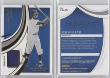 2021 Panini Immaculate Legends Materials /49 Jim Gilliam #LG-JG