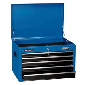 Tool Chest  Tool Box Storage Box 5 Drawer Toolbox Ball Bearing Blue Draper 35746 - Picture 1 of 1