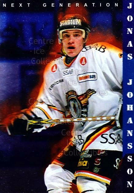 2002-03 Swedish Elitset Next Generation #7 Jonas Johansson - Image 1 of 1