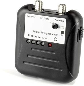Kit Medidor de Intensidad de Señal Antena TV OTA con Pantalla LED y Cable Coaxial - Imagen 1 de 9