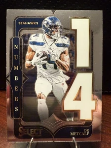 DK Metcalf Numbers Insert-2024 Panini Select #24 Seattle Seahawks NFL - Picture 1 of 2