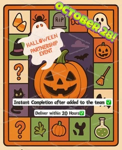 HALLOWEEN PARTNERS MONO_POLY GO - DELIVER WITHIN 20 HOURS (INSTANT COMPLETE) - Picture 1 of 1