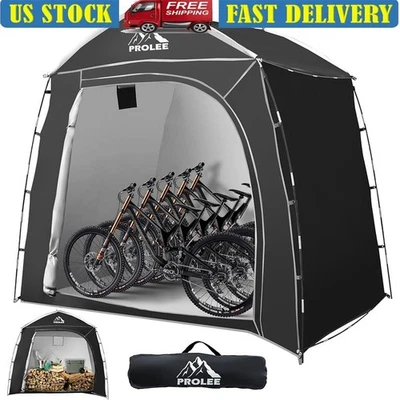 Tienda de campaña impermeable extra grande para bicicletas refugio de almacenamiento 5 bicicletas motocicleta equipo de camping Foto 1 de 4