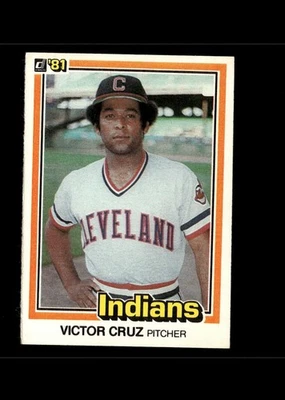 Victor Cruz 1981 Donruss Baseball Card #321 Cleveland Indians - Image 1 of 2
