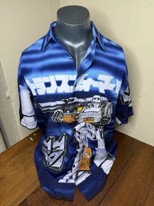 CAMISA DE COLECCIÓN TRANSFORMERS MEGATRON HASBRO 2001 ABOTONADA XXL RARA AOP ANIME GRÁFICO - Imagen 1 de 17