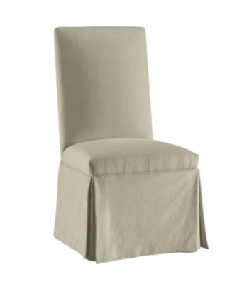 BALLARD DESIGNS Parsons Slipcover 70% Linen 30% Cotton in Natural Linen NEW - Image 1 of 4