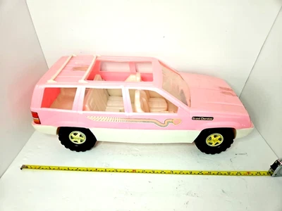 Vintage Barbie Light Pink Jeep Grand Cherokee Huge Toy Car - Image 1 of 4