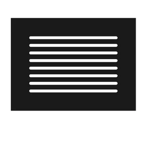 Kaminrost / Ascherost Eckig 317 x 235 x 15 mm passend für Fireplace ** Kaminofen - Bild 1 von 5