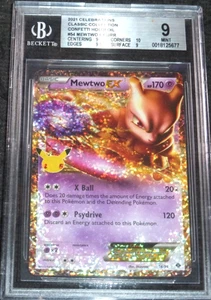Pokémon Celebrations 2021 Mewtwo Ex Confetti Holofoil BGS 9,5 9/10/9,5/9 - Imagen 1 de 1