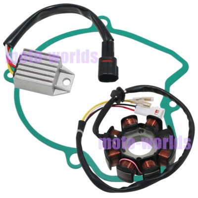 Bobina de estator y regulador rectificador + junta para KTM 450 EXC / 450 525 XC XC-W 2007 Foto 1 de 4