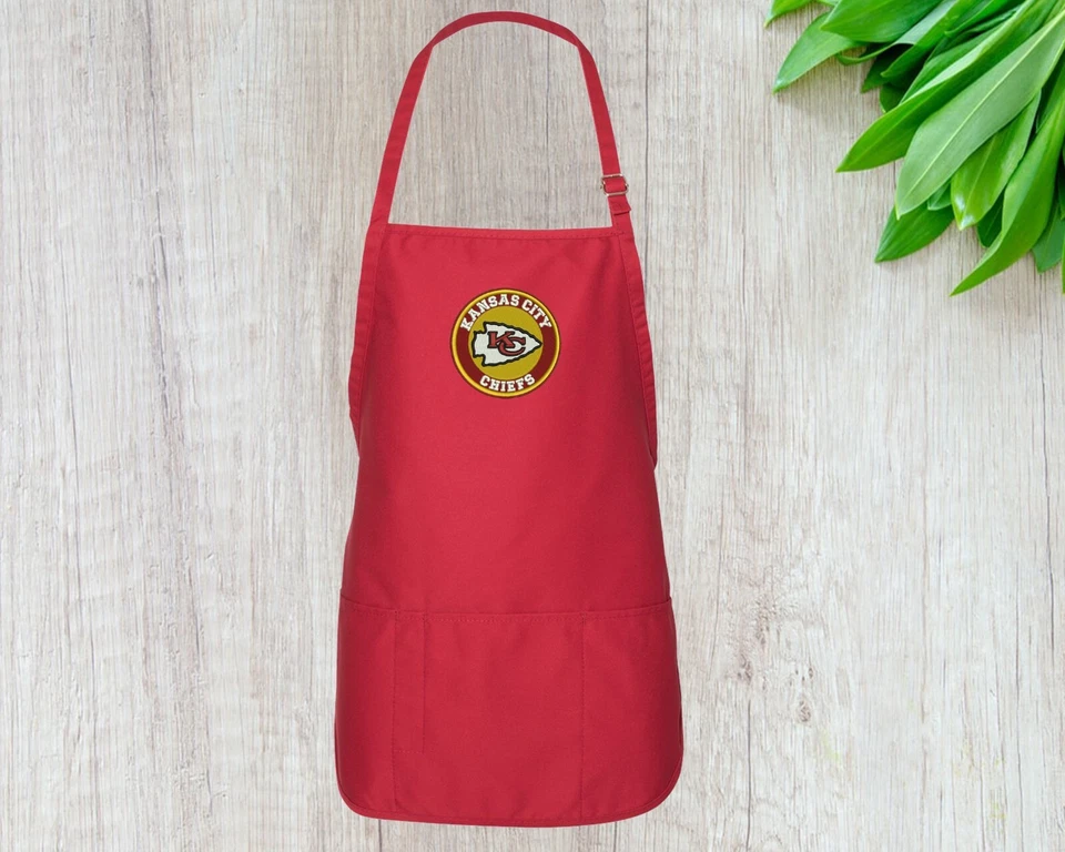KC Chiefs - Chiefs Emblem - Embroidered Apron - Image 1 of 1