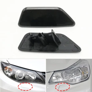 Headlamp Headlight Washer Spray Nozzle Cover Cap For Subaru Impreza Legacy XV - Picture 1 of 13