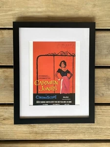 Impresión de póster de película enmarcada de Broadway musical Carmen Jones Hammerstein - Imagen 1 de 2