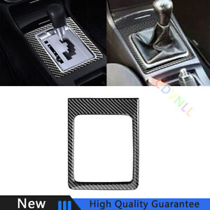 For Mitsubishi Lancer GT/GTS 2008-15 Carbon Fiber Gear Shift Panel Cover Sticker