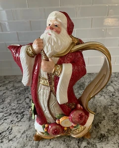 Fitz and Floyd Santa Claus Pitcher 13.25" Tall - Picture 1 of 13