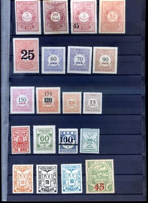 101224 DANEMARK VIGNETTES CINDERELLA RAILWAY... Lot de 137 pièces - Photo 1/4