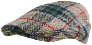 Tartán Flat Cap Cuadros Papelero Sombrero País Estilo Puntiagudo Gatsby - - Imagen 1 de 4