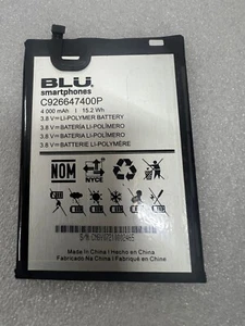 C926647400P -Genuine NEW battery rechargeable For BLU G51 Plus G0510WW 4000mAh - Picture 1 of 1