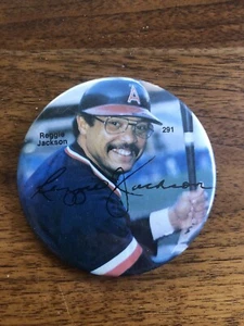 1982-86 Reggie Jackson California Angels 3" Pinback Button - Picture 1 of 2