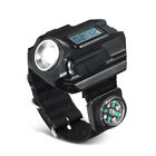 Taschenlampe LED Taschenlampe Kompass Taktische LED Wiederaufladbar Outdoor Sport Armbanduhr