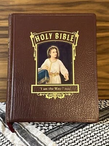 RARE VTG 1958 Holy Bible Old and New Testaments Large Indexed Tabs Red Letter Ed - Picture 1 of 23