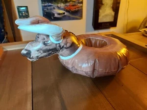 1-PK GoFloats "Raging Bull" Inflatable Pool & Hot Tub Floating Drink Holder - Picture 1 of 5