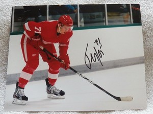 Detroit Red Wings Marek Tvrdon Signed 8x10 Photo Auto