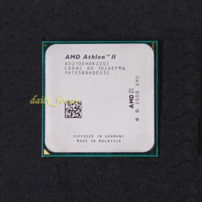 AMD Athlon II X2 210E 2.6 GHz AD210EHDK22GI CPU Processor Socket AM3 533 MHz - Image 1 of 2