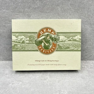 HEMP Heritage Hemp Notes 8 Count Thank You Gretting Cards & Envelopes 5x7 - Picture 1 of 12