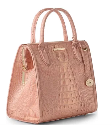 Bolso Cartera Caroline Pequeño Oro Rosa Colección Brahmin Melbourne Nuevo con Etiquetas Foto 1 de 4