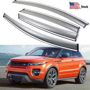 Car Window Visor Vent Shade Deflector Guards for Land Rover Range Rover Evoque - Picture 1 of 7