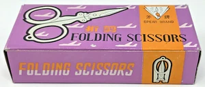 12-Pack FOLDING POCKET SCISSORS - 3.5" - Metal Sharp Durable Portable Travel - Picture 1 of 12