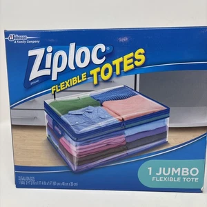 Ziploc Flexible Tragetaschen Aufbewahrungstasche Jumbo 22 Gallonen Beutel 1 Stück Organisation NEU - Bild 1 von 2