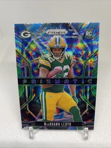 Panini Prizm 2024 - Prizmatic Marshawn Lloyd #4 Green Wave Prizm (RC) - Imagen 1 de 2