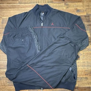 Nike Air Jordan 3 Black Cement Sweat Trainingsanzug Set Herren Gr. XL & XXL - Bild 1 von 11