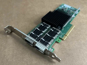 Dell Intel XL710-QDA2 2-Port 40Gb QSFP+ PCIe Converged Network Adapter 8DKFV FH - Afbeelding 1 van 3