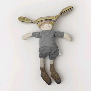 Moulin Roty NIN NIN RABBIT PUPPE 15" Bunny Les Petites Baby LOVEY Frankreich AUSGESTOPFT - Bild 1 von 7