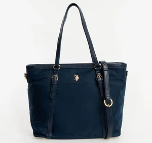 U.S Polo Assn. Houston Shopping Bag Navy Blue - Picture 1 of 2