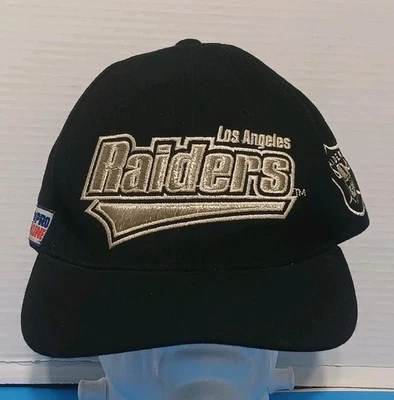 De Colección Los Angeles Raiders LA Sombrero Starter Proline 100% Lana Snapback Negro Spellout Foto 1 de 4