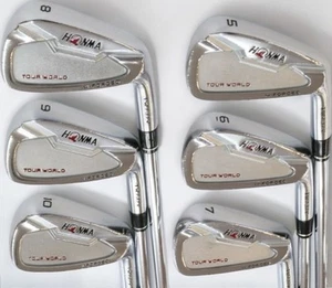 Honma TOUR WORLD TW737V Iron 6-pcs 5-10 Set Dynamic Gold AMT S200-Flex RH JP - Picture 1 of 6